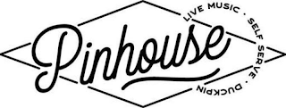 PINHOUSE LIVE MUSIC SELF SERVE DUCKPIN logo