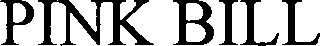 PINK BILL logo