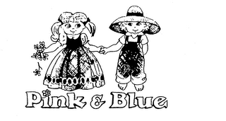 PINK & BLUE logo