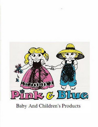 PINK & BLUE BABY AND CHILDREN'S PRODUCTS logo