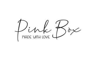 PINK BOX MADE WITH LOVE logo