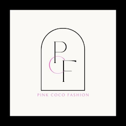 PINK COCO FASHION PCF logo