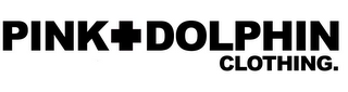 PINK DOLPHIN CLOTHING. logo