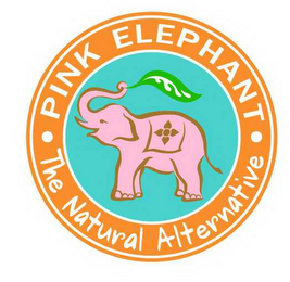 PINK ELEPHANT THE NATURAL ALTERNATIVE logo