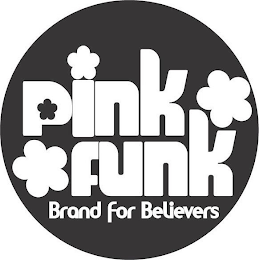 PINK FUNK BRAND FOR BELIEVERS logo