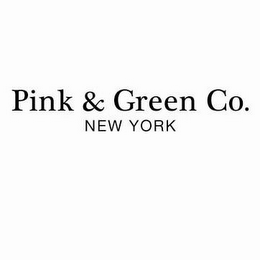 PINK & GREEN CO. NEW YORK logo