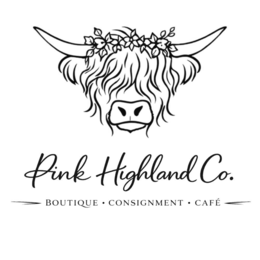 PINK HIGHLAND CO. BOUTIQUE · CONSIGNMENT · CAFÉ logo