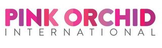 PINK ORCHID INTERNATIONAL logo
