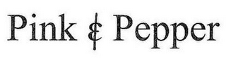 PINK & PEPPER logo
