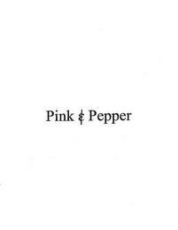 PINK & PEPPER logo