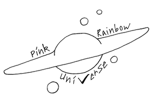 PINK RAINBOW UNIVERSE logo