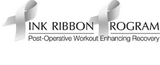 PINK RIBBON PROGRAM POST-OPERATIVE WORKOUT ENHANCING RECOVERY logo