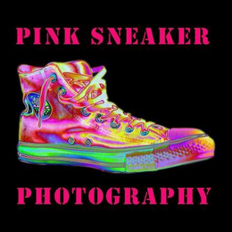 PINK SNEAKER PHOTOGRAPHY logo