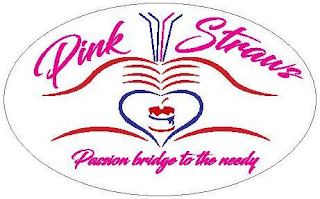 PINK STRAWS PASSION BRIDGE TO THE NEEDY logo