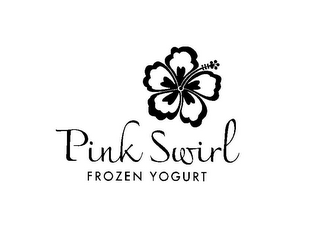 PINK SWIRL FROZEN YOGURT logo