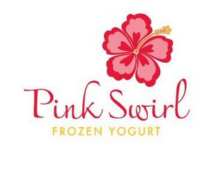 PINK SWIRL FROZEN YOGURT logo