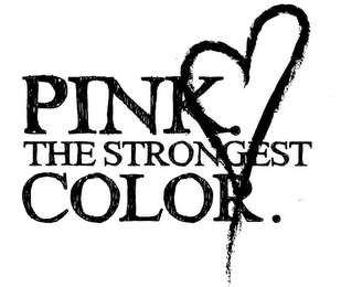 PINK. THE STRONGEST COLOR. logo