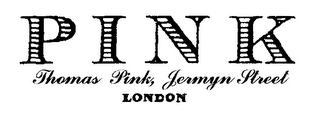 PINK THOMAS PINK, JERMYN STREET LONDON logo
