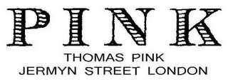 PINK THOMAS PINK JERMYN STREET LONDON logo
