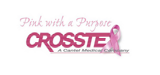 PINK WITH A PURPOSE CROSSTEX A CANTEL MEDICAL COMPANY logo