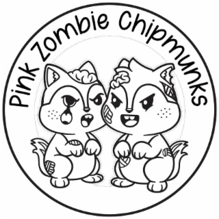 PINK ZOMBIE CHIPMUNKS logo