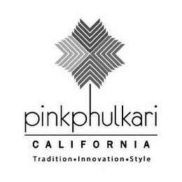 PINKPHULKARI CALIFORNIA TRADITION · INNOVATION · STYLE logo