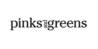 PINKS AND GREENS logo