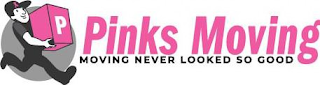 PINKS MOVING MOVING NEVER LOOKED SO GOOD logo