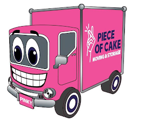 PINKY PIECE OF CAKE MOVING & STORAGE logo