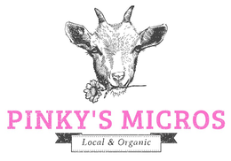 PINKY’S MICROS LOCAL & ORGANIC logo