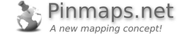 PINMAPS.NET A NEW MAPPING CONCEPT! logo