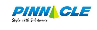 PINN CLE STYLE WITH SUBSTANCE logo