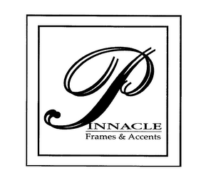 PINNACLE FRAMES & ACCENTS logo