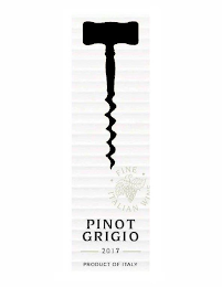 PINOT GRIGIO 2017 PRODUCT OF ITALY FINEITALIAN WINE logo