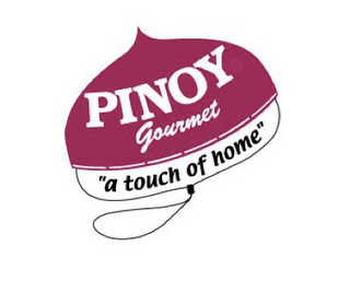 PINOY GOURMET "A TOUCH OF HOME" logo