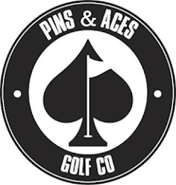 PINS & ACES GOLF CO logo