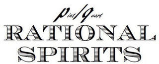 PINT/QUART RATIONAL SPIRITS logo