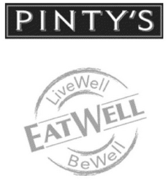 PINTY'S LIVEWELL EATWELL BEWELL logo