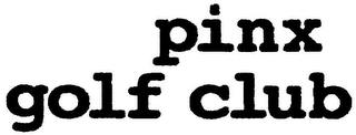 PINX GOLF CLUB logo
