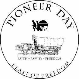 PIONEER DAY FAITH - FAMILY - FREEDOM FEAST OF FREEDOM logo