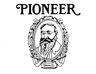 PIONEER ESTABLISHED 1851 logo