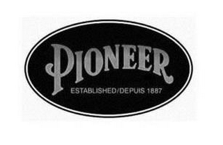 PIONEER ESTABLISHED/DEPUIS 1887 logo
