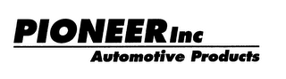 PIONEER INC AUTOMOTIVE PRODUCTS logo