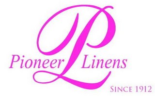 PIONEER L LINENS SINCE 1912 logo