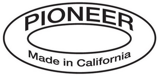 PIONEER MADE IN CALIFORNIA logo