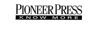 PIONEER PRESS KNOW MORE logo