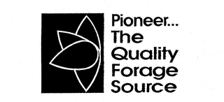 PIONEER... THE QUALITY FORAGE SOURCE logo