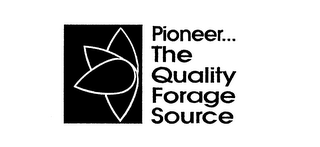 PIONEER...THE QUALITY FORAGE SOURCE logo