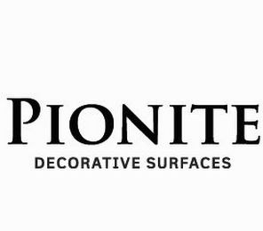PIONITE DECORATIVE SURFACES logo