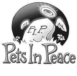 P.I.P. PETS IN PEACE logo